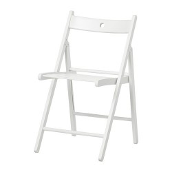 Balíček 20 kusů bílých skládacích židlíBílá skládací židle 