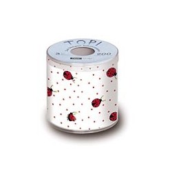 Toaletní papír - Berušky s tečkamiToaletní papír - Berušky s tečkami