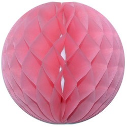 Papírová dekorační koule růžová 25cmPapírová dekorační koule růžová 20cm