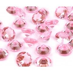 Diamanty Ø 10mm - RůžováDiamanty Ø 10mm - Růžová